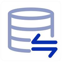 Server Sync and connection icon concept vector