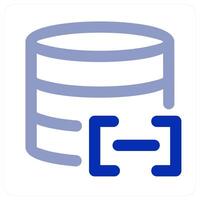 Server and system icon concept vector