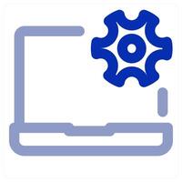 Laptop Maintenance and fixingconcept vector