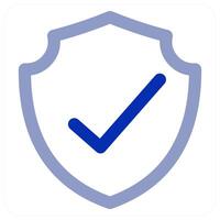 Right Shield and security vector