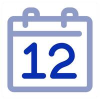 Calendar and planner icon vector