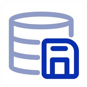 servidor disco icono concepto vector