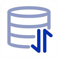 Server Sync and transfer icon concept vector