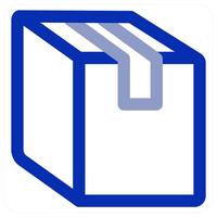 Parcel and delivery icon vector