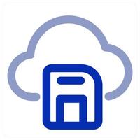 Cloud Disk and storage vector