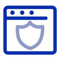 Webpage Security concept vector