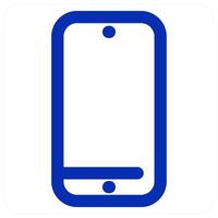 Mobile icon concept vector