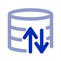 Server Sync and transfer concept vector