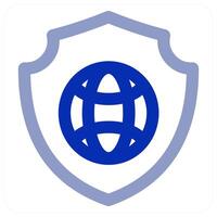 Global Protection icon concept vector