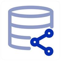 Server Share icon concept vector