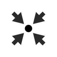 Muster point icon on a white background. vector