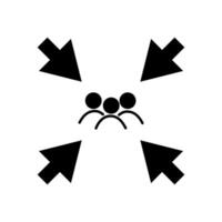 Muster point icon on white background vector