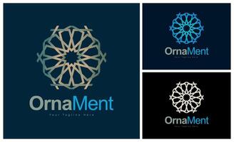 Pattern ornament colourful set luxury art and craft logo template design vector