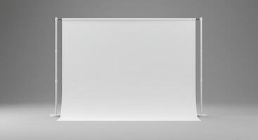 Blank Backdrop Setup in Studio for Product Photography and Videography photo