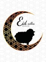 illustration design for islamic Eid al-Adha vector
