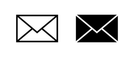 Envelope, message icon in trendy style. Newsletter, email, mail sign symbol vector