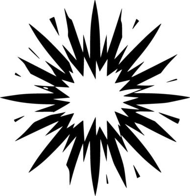 Premium Explosion Logo Design - High-Quality Graphic for T-Shirts, Mugs, and More - Perfect for Creative Merchandise