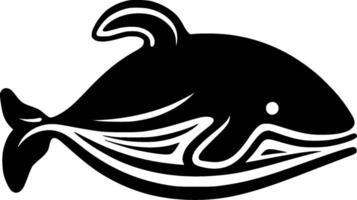 Premium Whale Logo Design - High-Quality Graphic for T-Shirts, Mugs, and More - Perfect for Ocean Lovers and Nature Enthusiasts vector