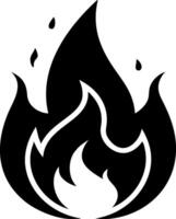 Flat Fire Icon , Perfect for App and UI Design vector