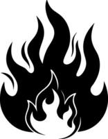 Realistic Fire Flame Vectors Illustration for Digital, Print Use