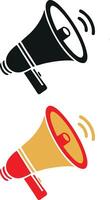 Handheld Announcer Microphone , Clean and Modern Art vector