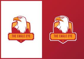 Head of Eagle with formidable stare vector
