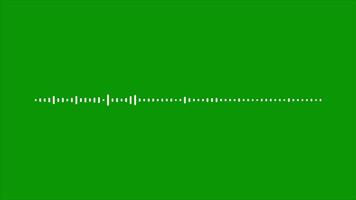 l'audio spectre animation vert écran la musique visualiseur effet video