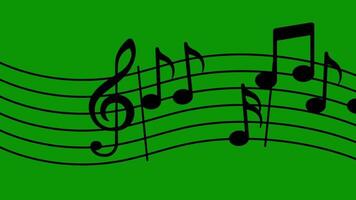 Music Wave Line Animation Green Screen Audio Visualizer video