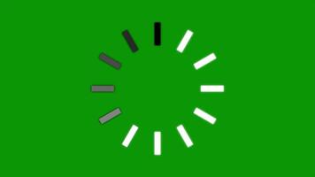 Loading Circle Animation Green Screen Loading Indicator video