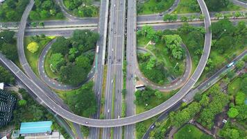 A large highway with a lot of trees and grass 3 video