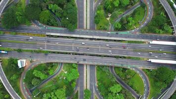 A large highway with a lot of trees and grass 4 video