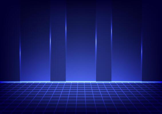 Digital Retro Futuristic Background. Retro background neon game 80s cyberpunk futuristic concept.