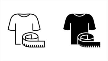 size guide icon set. vector