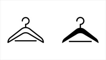 hanger icon set. vector