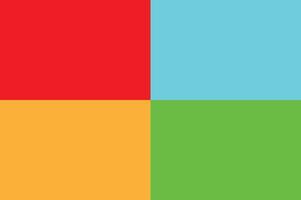 Abstract Flags of Ireland and Lithuania Colorful with Patriotic Green, Yellow, Orange Design vector