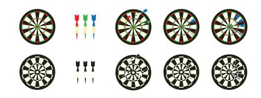 dart board game goal aim accuracy target vector