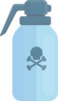 Toxic Spray with Skull Label vector