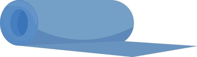 Roll of Blue Fabric vector