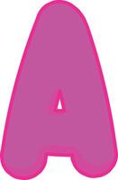 a.epsPlayful Alphabet Font Letter A vector
