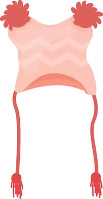 Pink Pompom Hat