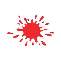 Grunge background with a vibrant red splash. illustration vector
