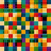 Color textile seamless pattern - bright geometric striped design. repeatable cloth abstract background. Vibrant tartan plaid endless fabric print vector