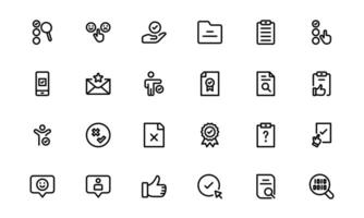 Premium Survey Icons. Editable Vectors for Data Collection, Market Research, Customer Feedback, and Polling Applications.