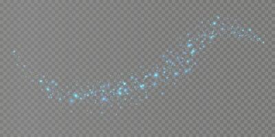 This delicate blue sparkling line is absolutely perfect for imaginative creative designs and overlays vector