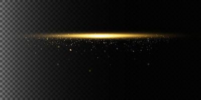An Elegant Gold and Black Background Enhanced with Sparkles, Ideal for Media Use and More vector