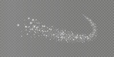 A stunning sparkling glitter trail, perfect for festive design projects vector