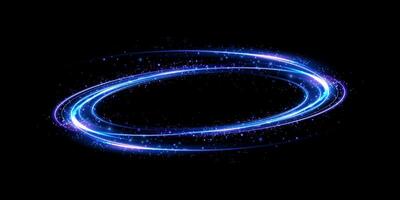 A mesmerizing Glowing Blue Light Swirl set against a rich and enigmatic Dark Background vector