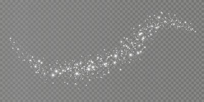 Experience the Magical Glittering Sparkle Effect vector