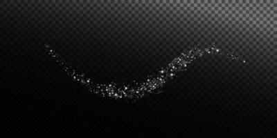 A stunning sparkle effect with shimmering particles vector