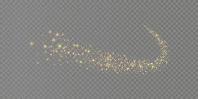 A mesmerizing, shimmering golden sparkle effect that effortlessly adds a touch of magical flair to any design vector